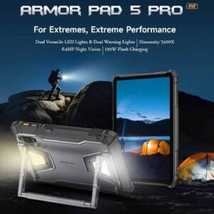 Ulefone Armor Pad 5 Proのスペックまとめ！暗視カメラや24,200mAhバッテリー搭載のタフネスタブレット