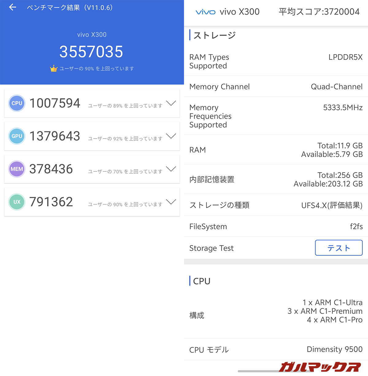 vivo X300 AnTuTu v11