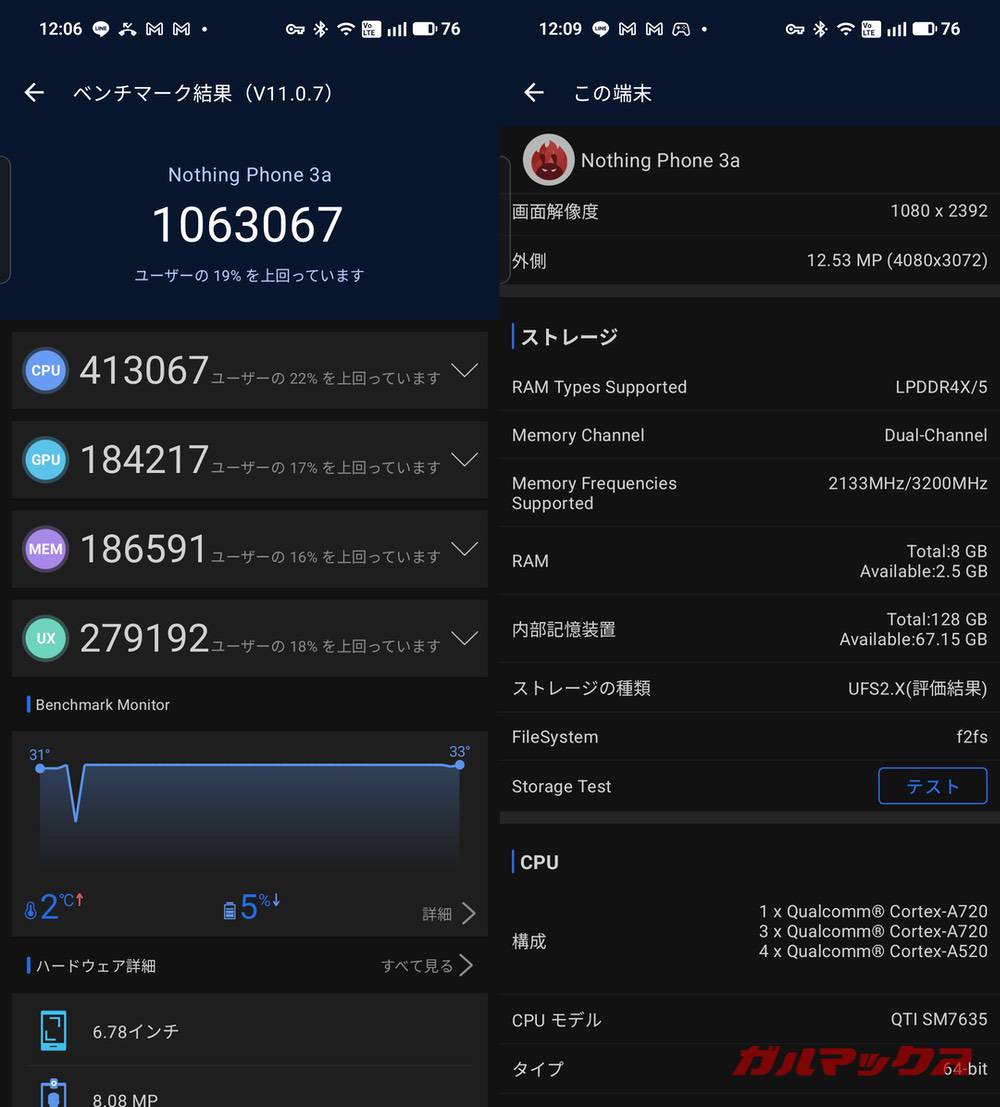 Nothing Phone (3a) antutu-12161253