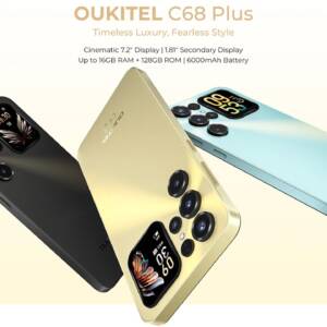 OUKITEL C68 Plusのスペックまとめ！背面ディスプレイ搭載のT615スマホ！エントリーなのにUFS3.1