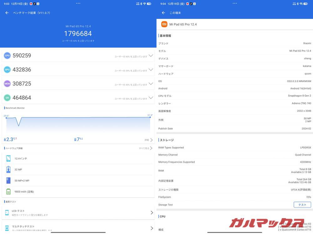 Xiaomi Pad 6S Pro antutu-12191406