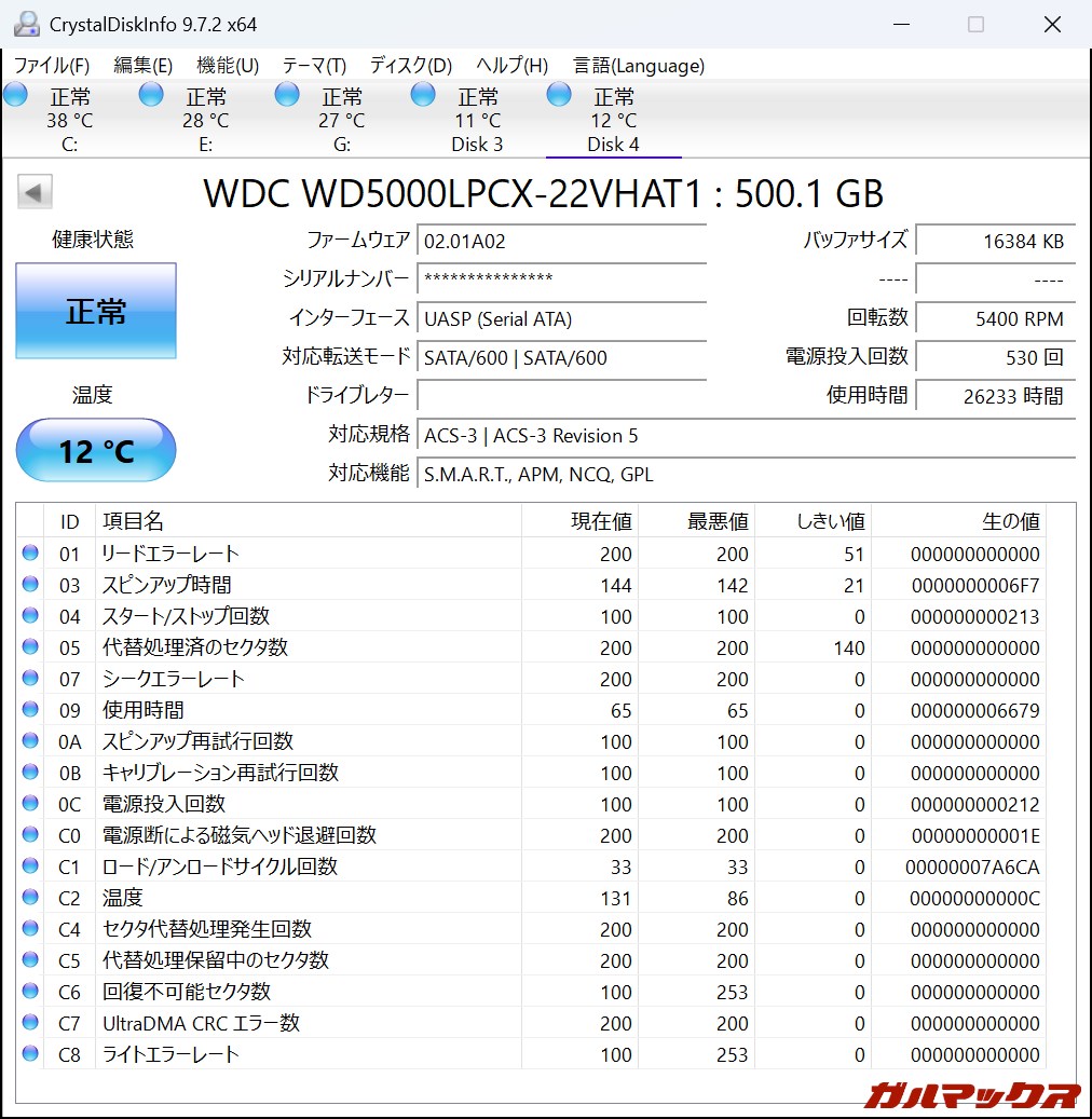 PCコンフル ジャンクHDD