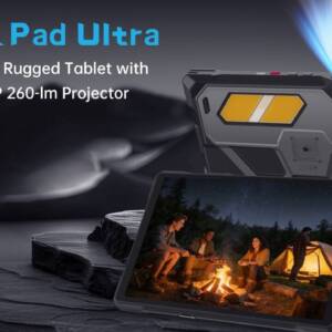 8849 TANK Pad Ultraのスペックまとめ！D8200で性能高めなプロジェクター搭載タフネスタブレット！