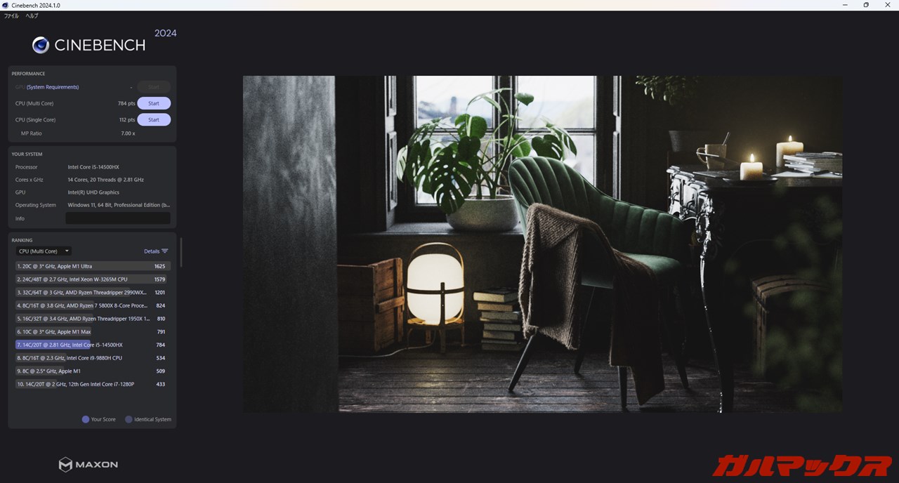 ACEMAGIC M5 14500HXモデル