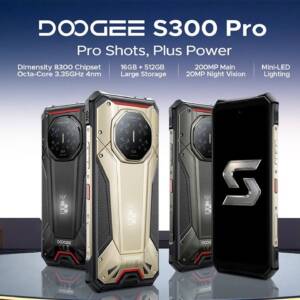 DOOGEE S300 Pro 5Gのスペックまとめ！背面LEDギミックを搭載したタフネススマートフォン！