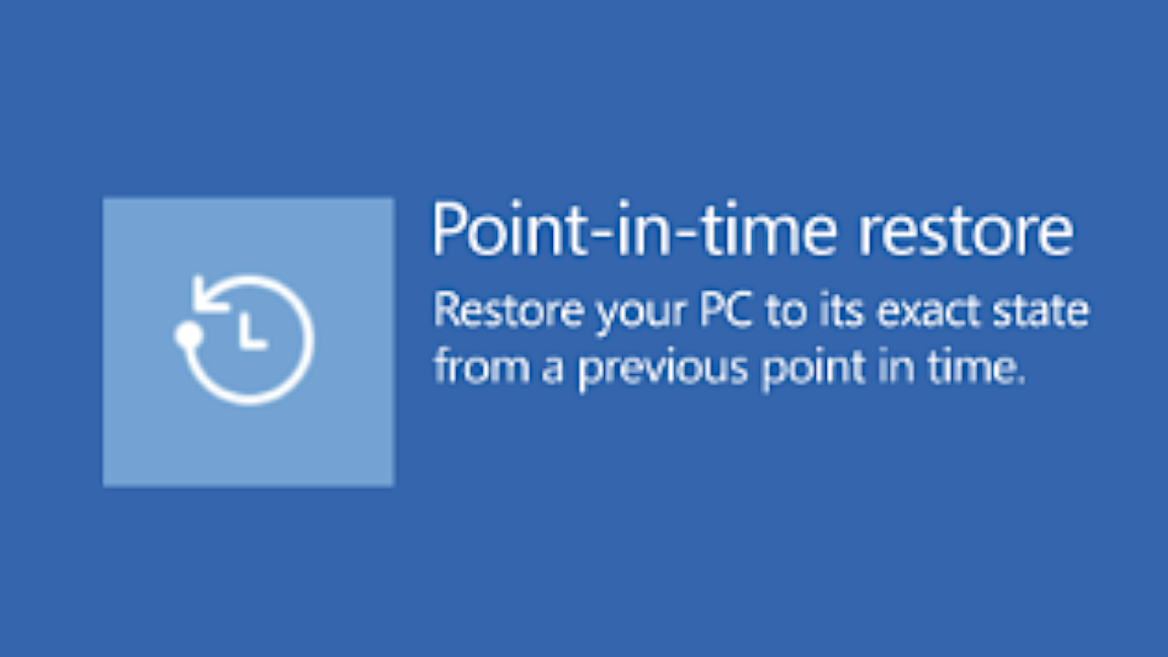 2026年6月のオプション更新プログラムでWin11に追加された新機能「ポイントインタイムリストア」を紹介します
