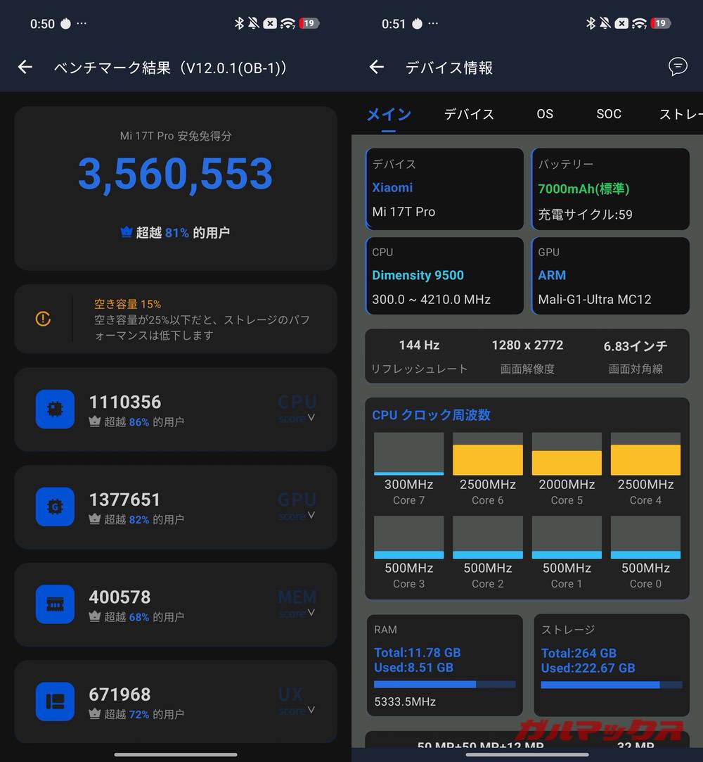 Xiaomi 17T Pro antutu-09161359