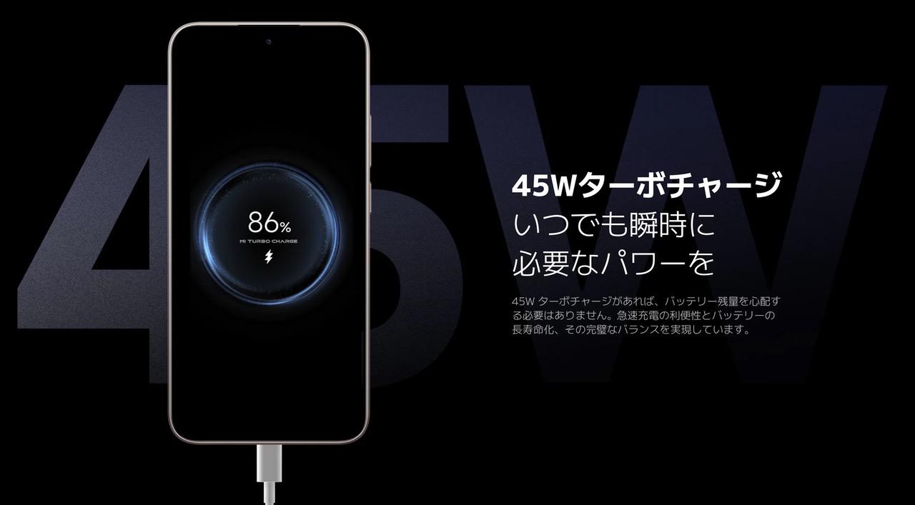 REDMI Note 15 Pro 5G 45W充電