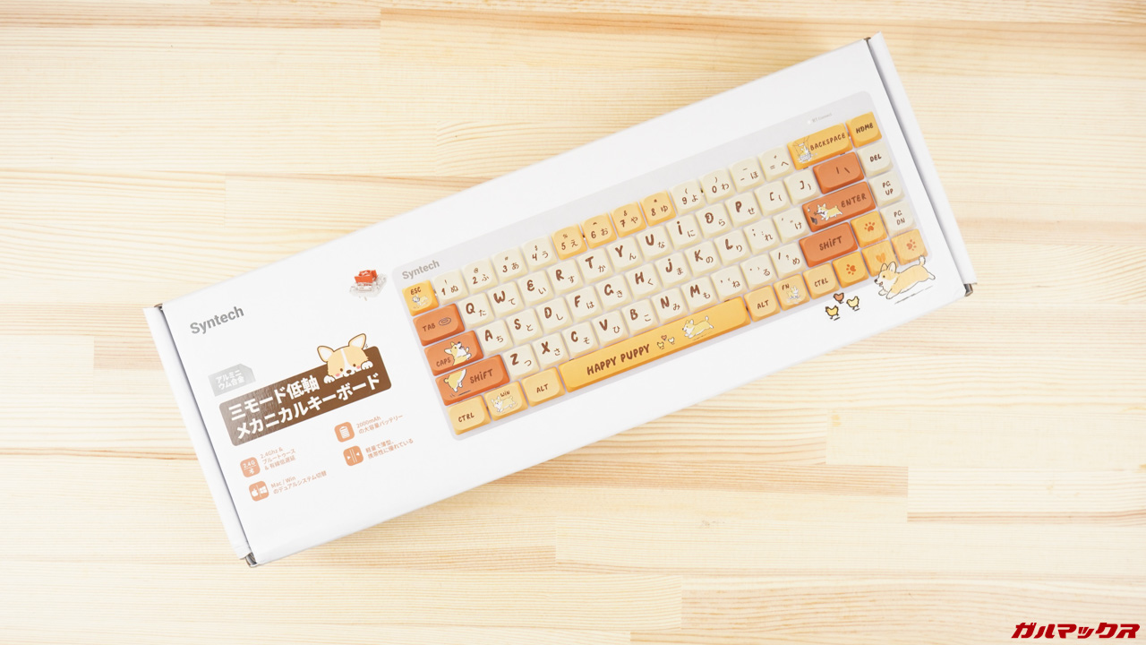可愛いのに本格派。コトコト系メカニカルキーボード「Syntech Chronos