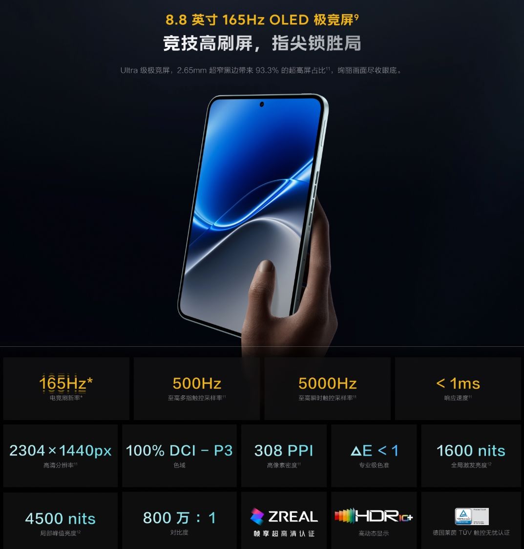 iQOO Pad Pro 8.8 ディスプレイ