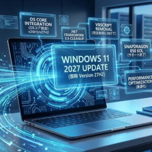 Windows 11 2027 Update（仮称 27H2）は久々の大型アプデに！現時点で確定している変更点
